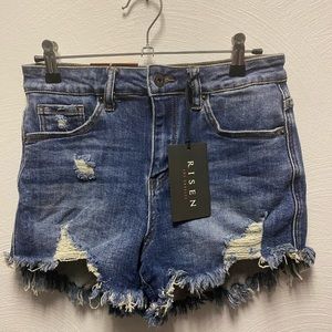 Briar Distressed Hem Rise- small
